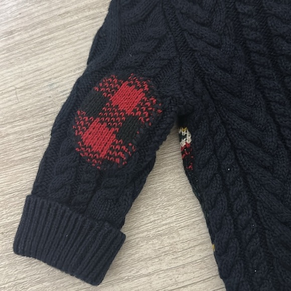 NWT Ralph Lauren Baby Boy's Patchwork Christmas Nutcracker Cardigan 3-6 Months - Picture 6 of 8